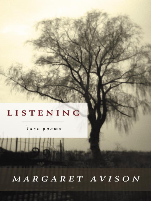 Title details for Listening by Margaret Avison - Wait list